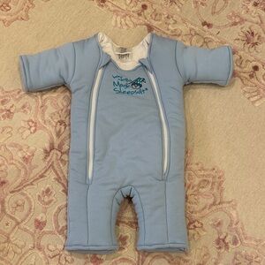 Baby Blue Magic Merlin Sleepsuit